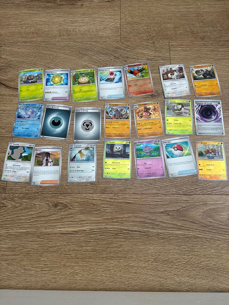 Pokémon kaarten set - diverse kaarten, Ophalen of Verzenden, Zo goed als nieuw, Meerdere kaarten