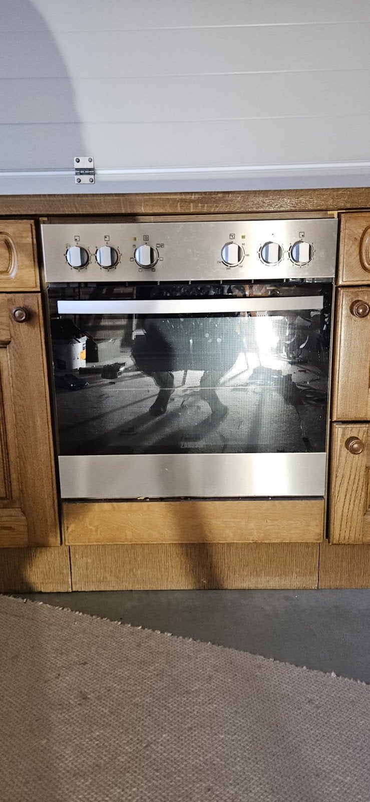 Zanussi inbouw oven met kookplaat, Witgoed en Apparatuur, Ophalen, Gebruikt, Hete lucht, 60 cm of meer