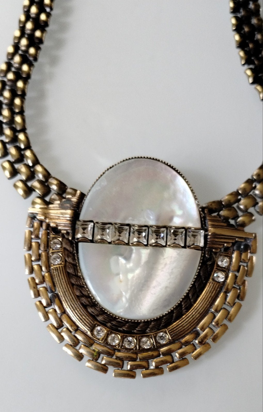 Ermani Bulatti hanger ketting Vintage, Sieraden, Tassen en Uiterlijk, Ophalen of Verzenden, Overige materialen