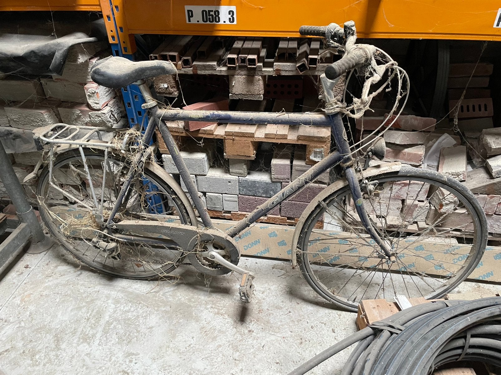 Heren fiets, Ophalen