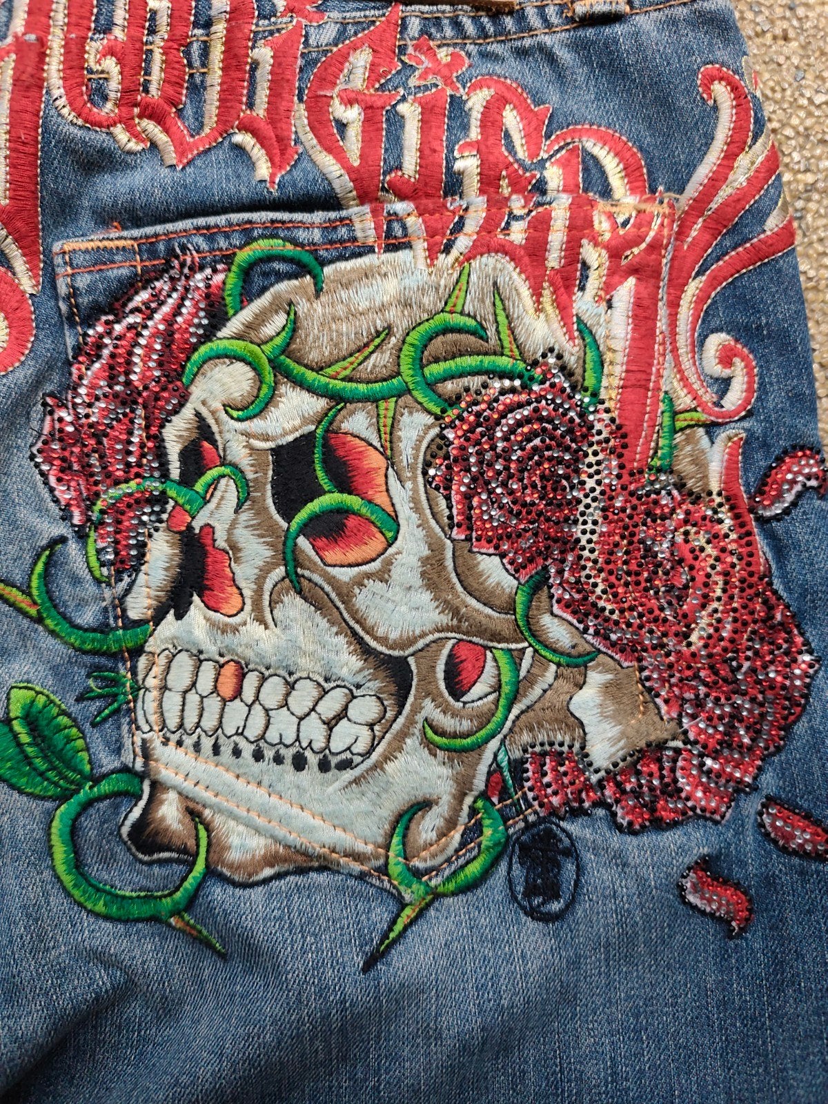 Christian Audigier Jeans limited edition maat W30 x L32, Nieuw, W32 (confectie 46) of kleiner, Christian audigier, Verzenden