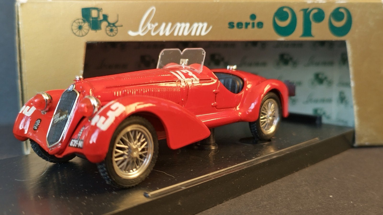 Alfa Romeo 8c 2900 B 1:43 Brumm Pol, Overige merken, Auto, ., Nieuw