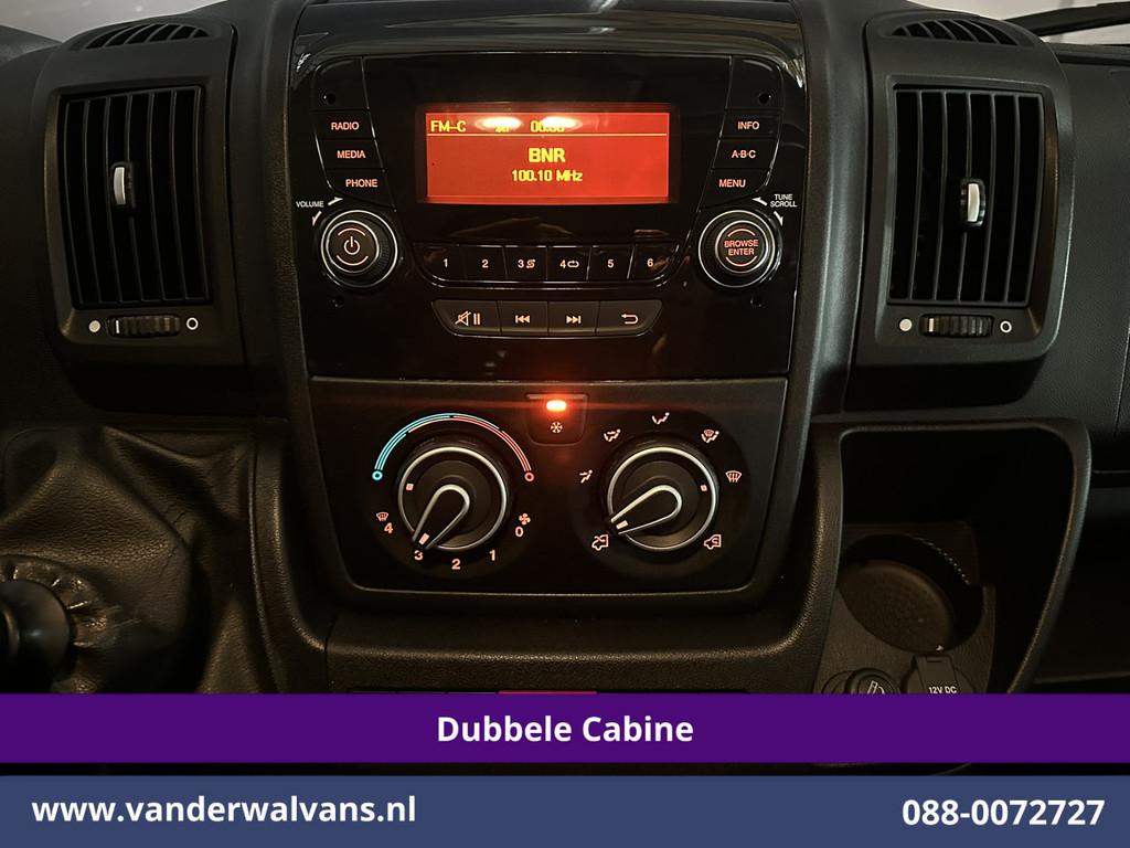 Peugeot Boxer 2.2 Blue HDi 140pk Pick-up 7 Persoons Dubbele, Auto's, Stof, Gebruikt, Euro 6, 4 cilinders