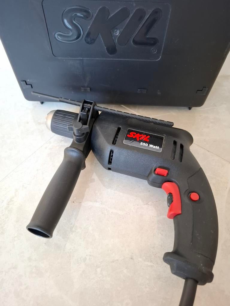 SKIL 6453 klopboormachine, schroefboormachine, 550W, 13 mm, Ophalen, Variabele snelheid, 400 tot 600 watt, Zo goed als nieuw