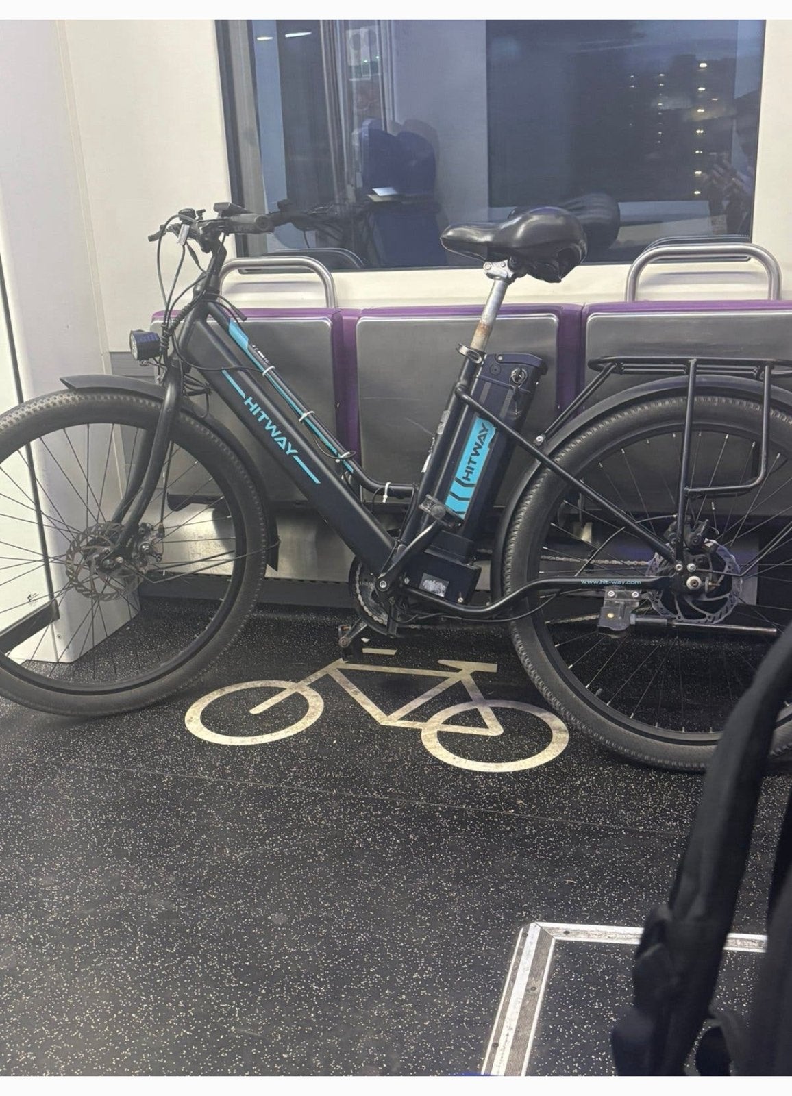 Hitway Elektrische Mountainbike inclusief accu(lader)&dislay, Gebruikt, Velgrem, Ophalen of Verzenden, Dames
