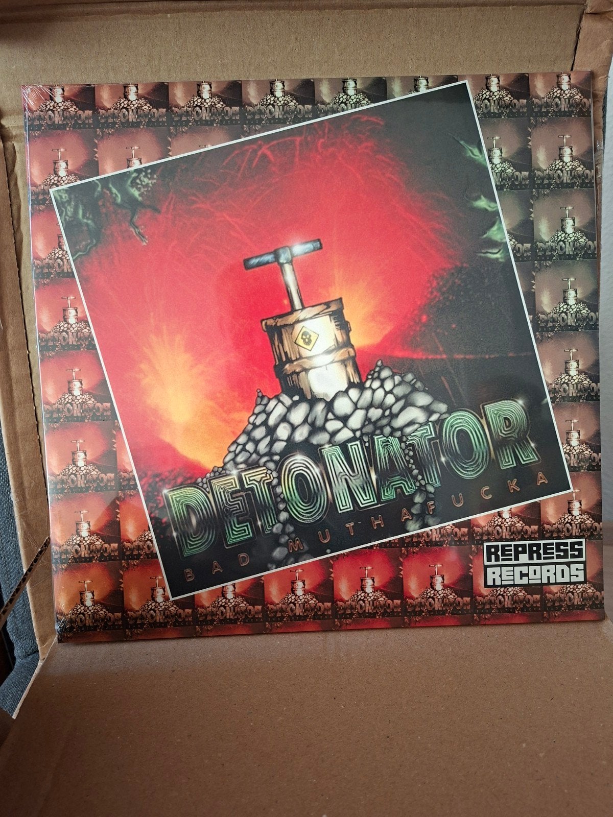 detonator - bad muthafucka Early hardcore vinyl, Ophalen of Verzenden, Zo goed als nieuw, 12 inch