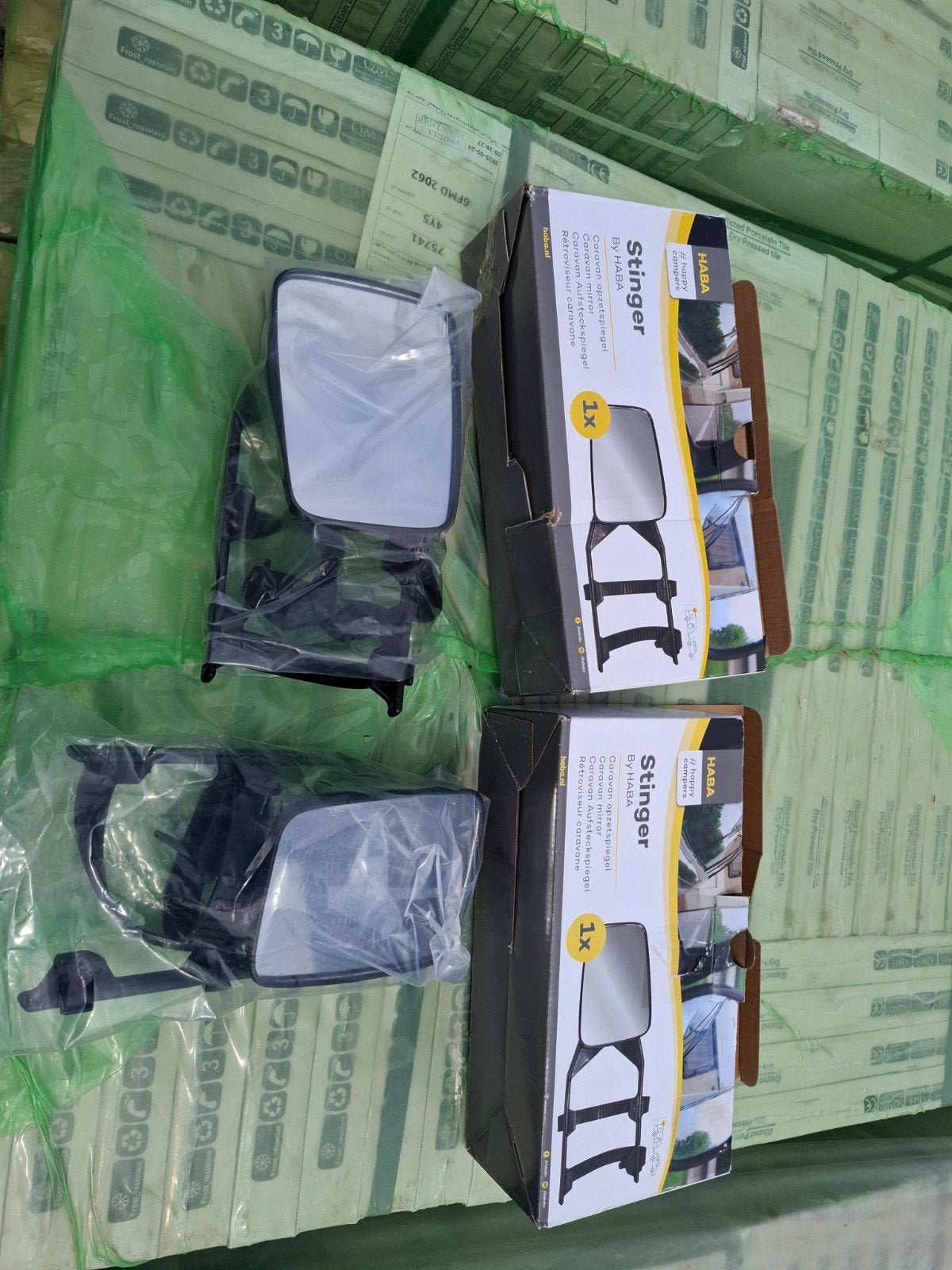 Caravanspiegels nieuw stinger, Auto diversen, Auto-accessoires, Ophalen, Nieuw