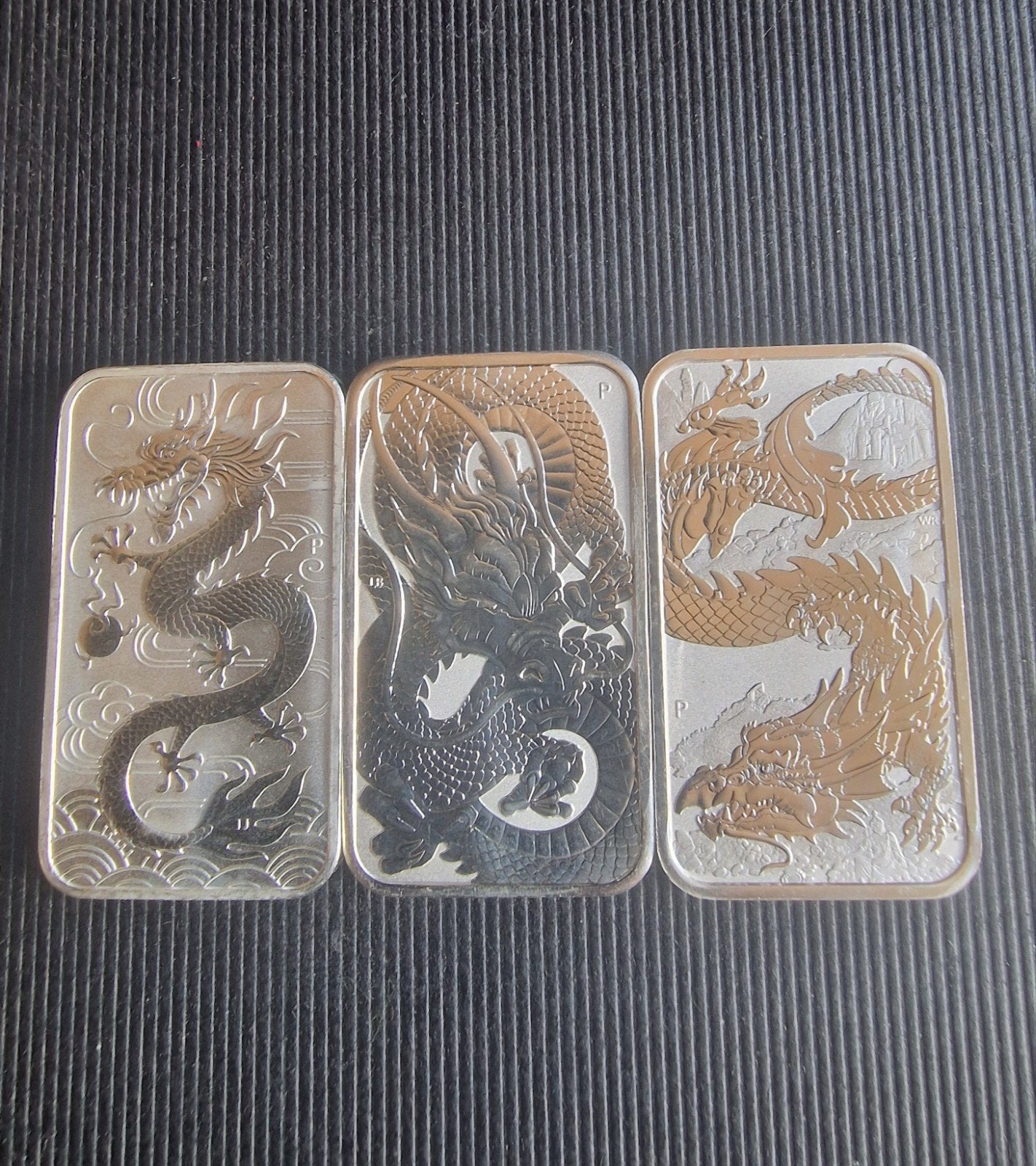 3 Stuks RECTANGULAR 2018 ,21 en 23., Ophalen of Verzenden, Zilver