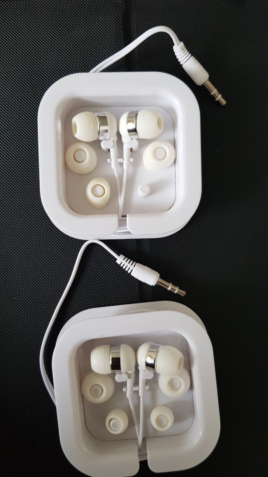 New, in-ear headsets, jack plugin, Ophalen of Verzenden, Nieuw, Wit, In gehoorgang (in-ear)