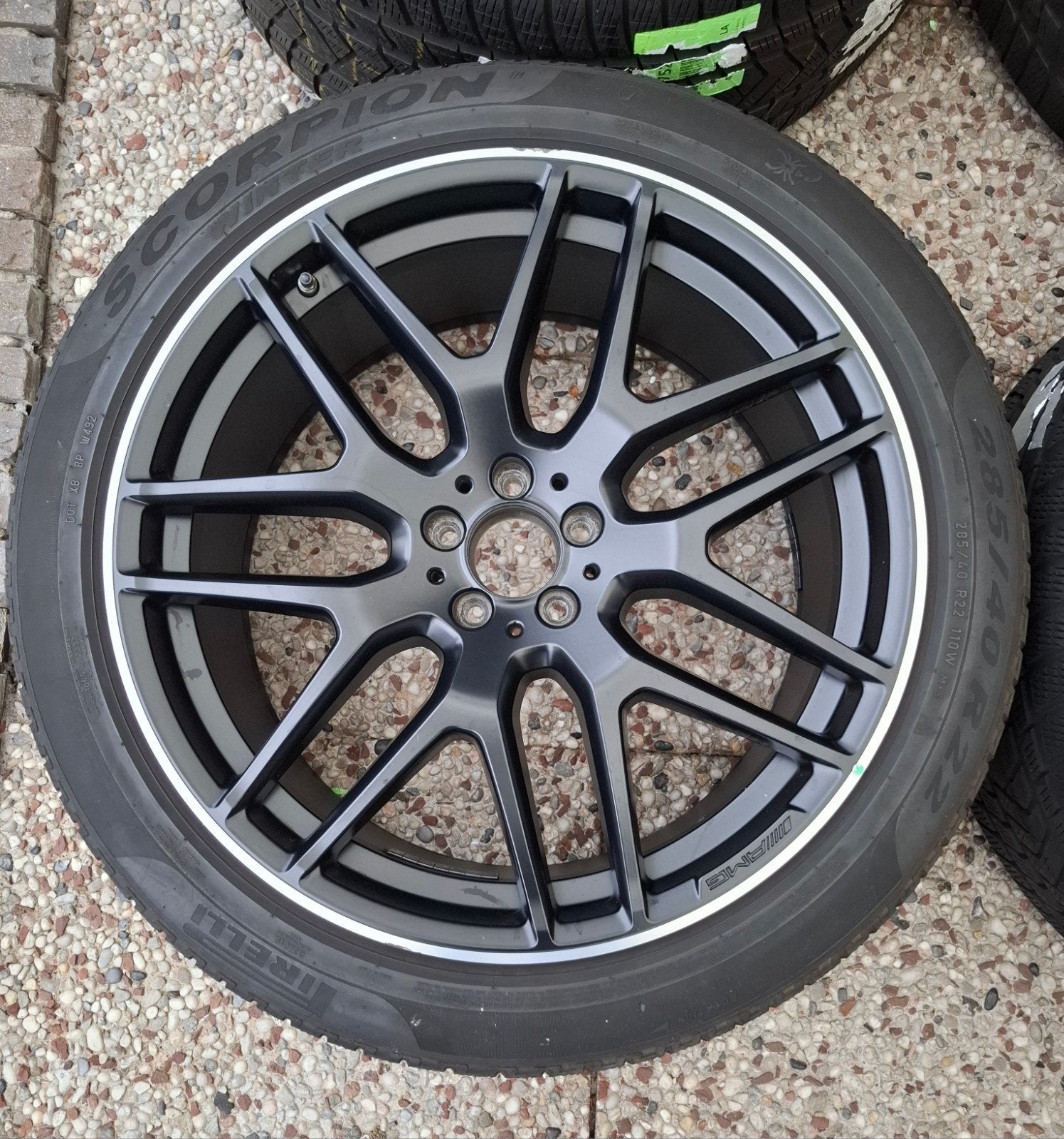 Mercedes-Benz GLE 63S AMG velgen 22 Inch, Auto-onderdelen, Ophalen, Gebruikt, Overige, Banden en Velgen