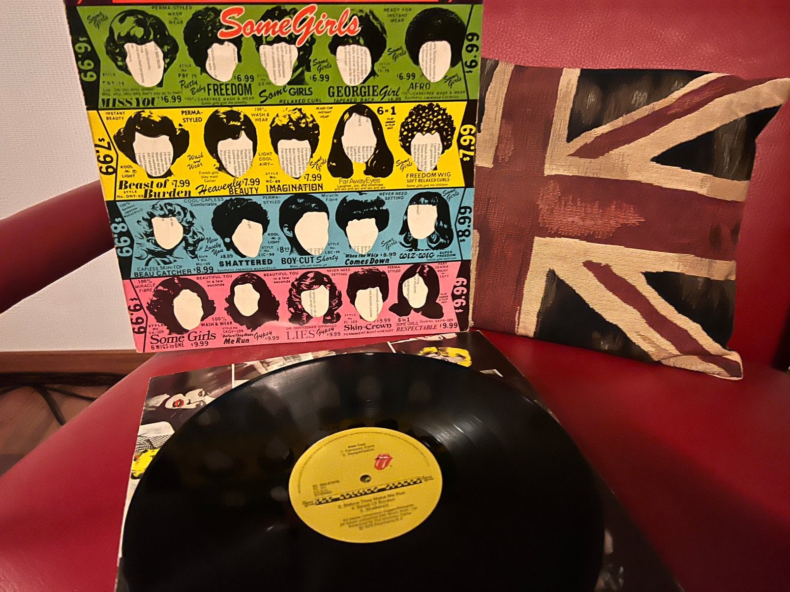 The Rolling Stones Some Girls Vinyl LP 1978 Dutch 1st press, Cd's en Dvd's, LP, Gebruikt, Verzenden, Originele persing