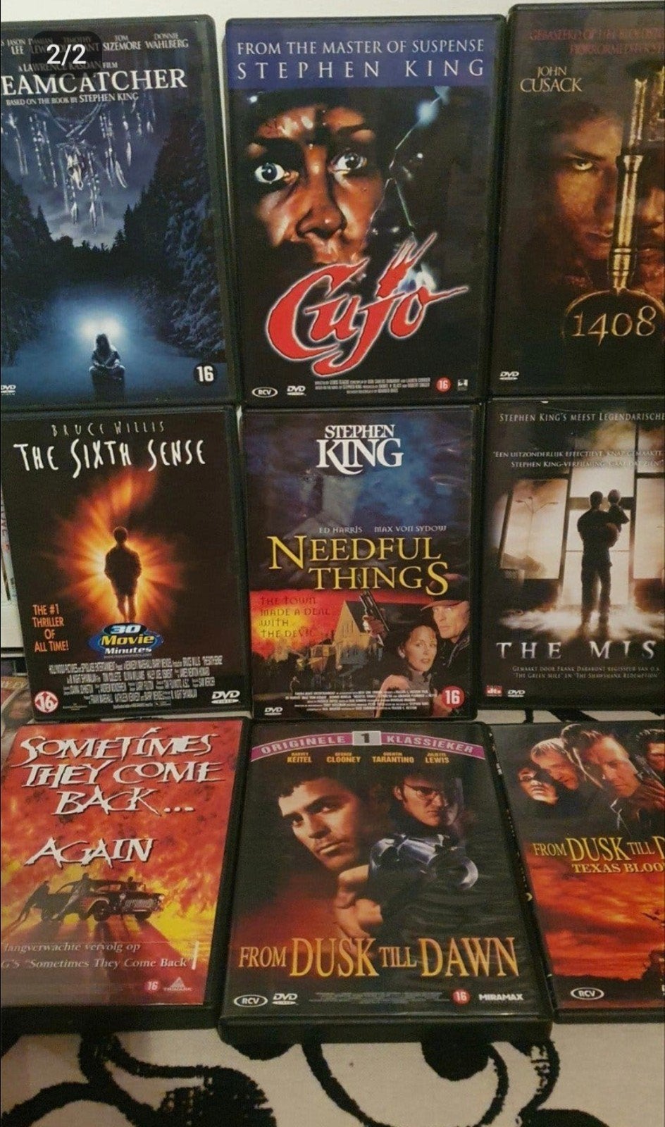 Stephen King Horror DVD Collectie - 9 Films, Horror, Engels, Vanaf 16 jaar, Nederlands