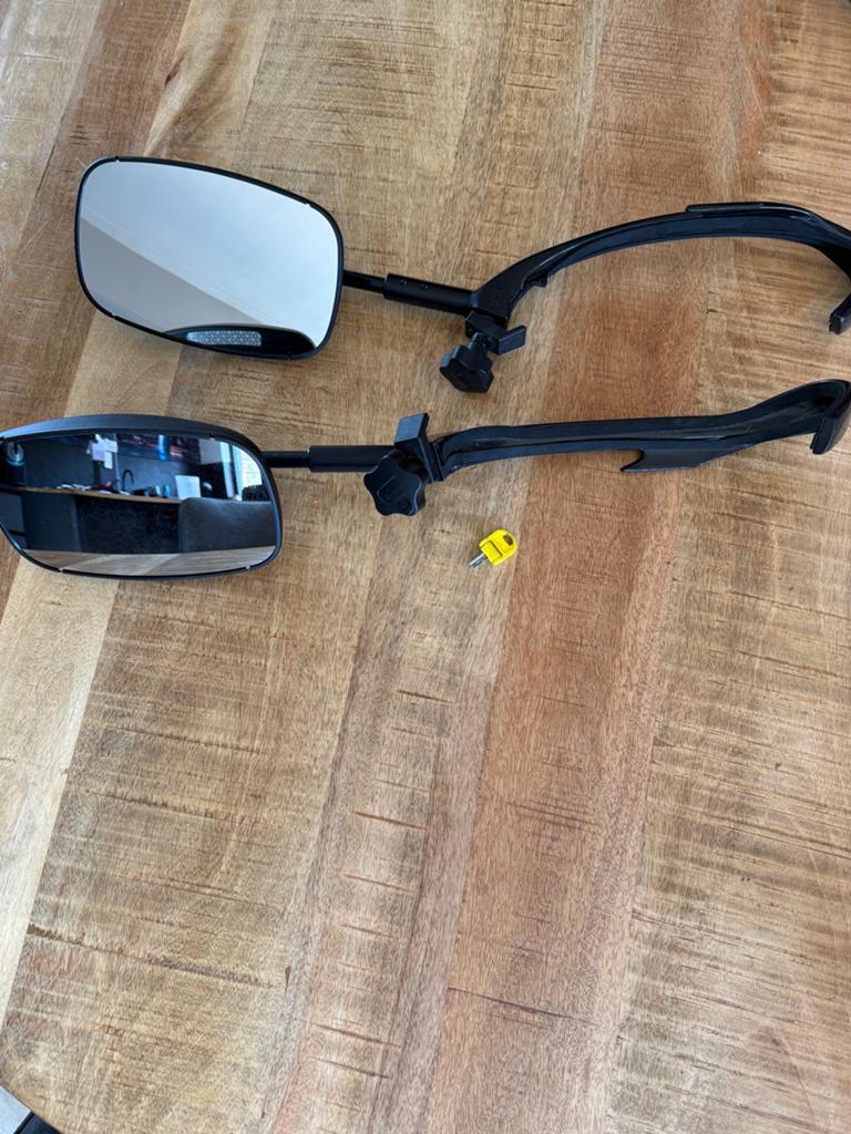 Emuk caravan spiegels renault grand scenic, Ophalen of Verzenden, Gebruikt
