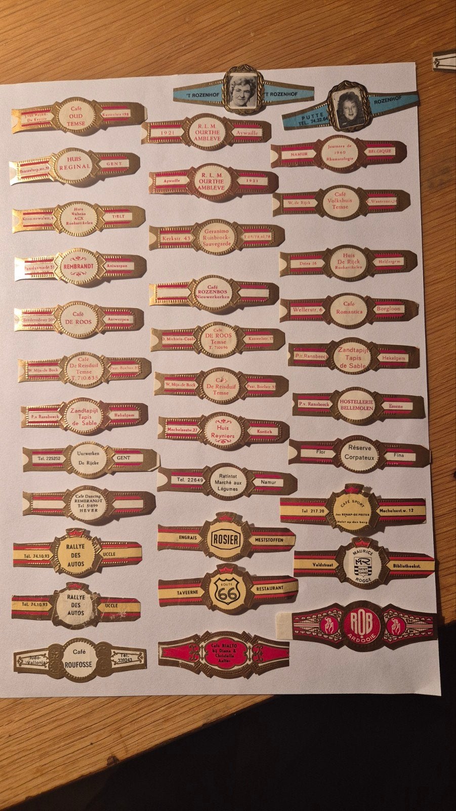 Sigarenbanden, Ophalen, Zo goed als nieuw, Sigarenbandjes