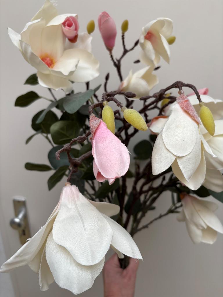 Mooie grote bos kunstbloemen, Ophalen of Verzenden, Gebruikt
