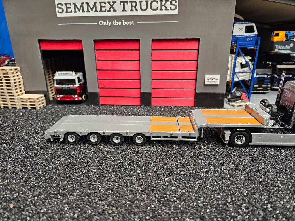 Wsi 4 asser semi dieplader b keus, Ophalen, Zo goed als nieuw, Bus of Vrachtwagen, Wsi