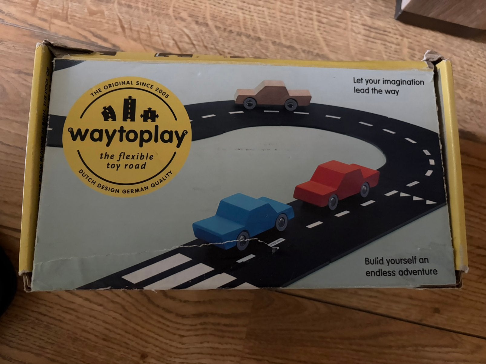Way to play autobanen 40 delig, Zelf te bouwen, Zo goed als nieuw, Handmatig, Ophalen