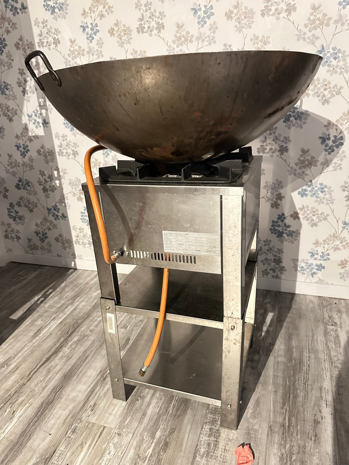 Profinox Wokbrander met Wokpan - Gasfornuis, Ophalen, Gebruikt, 3 kookzones of minder, Gas