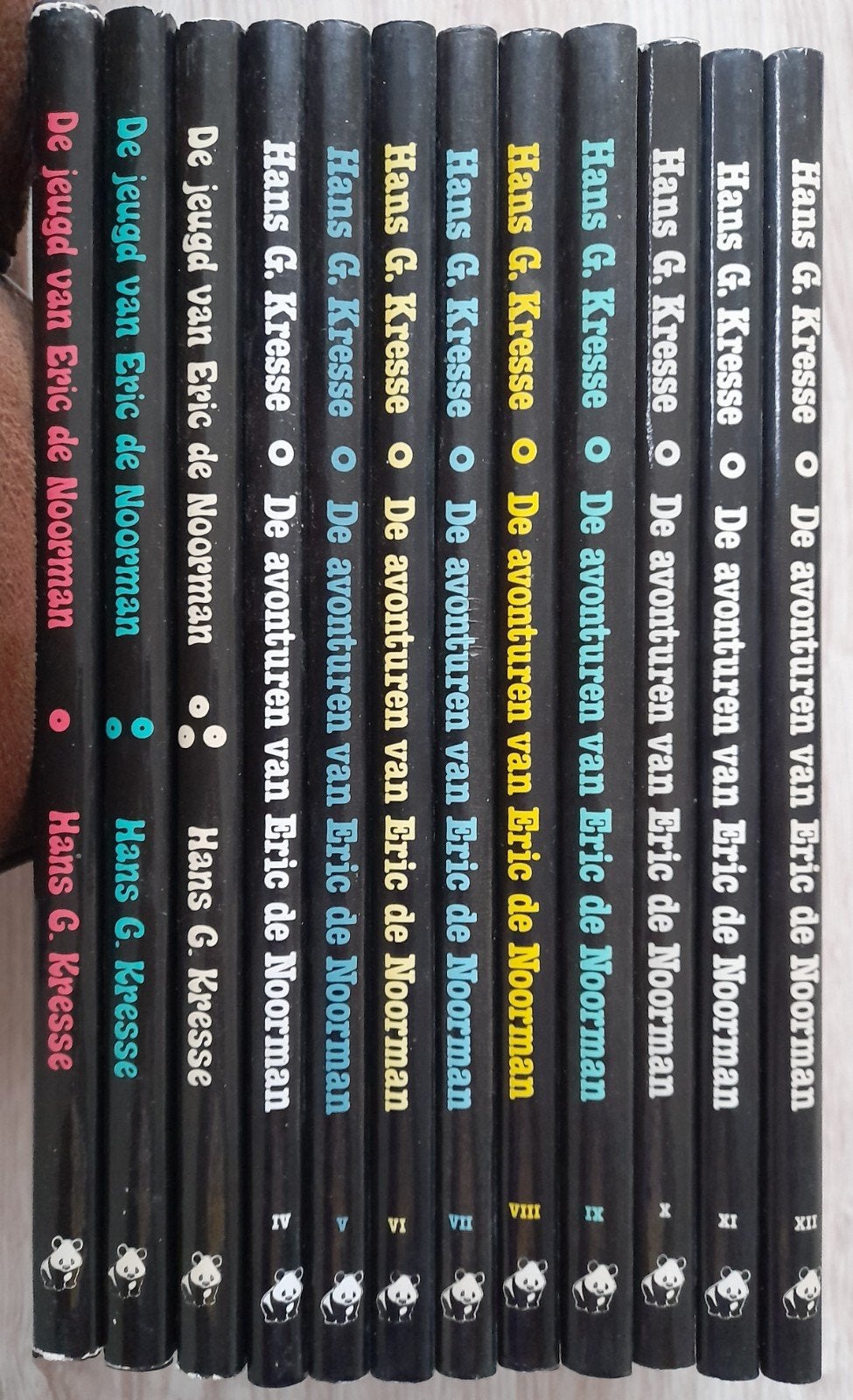 Eric de Noorman, Hans G Kresse, deel 1 t/m 12 compleet,Panda, Gelezen, Ophalen of Verzenden, Hans G. Kresse., Meerdere stripboeken