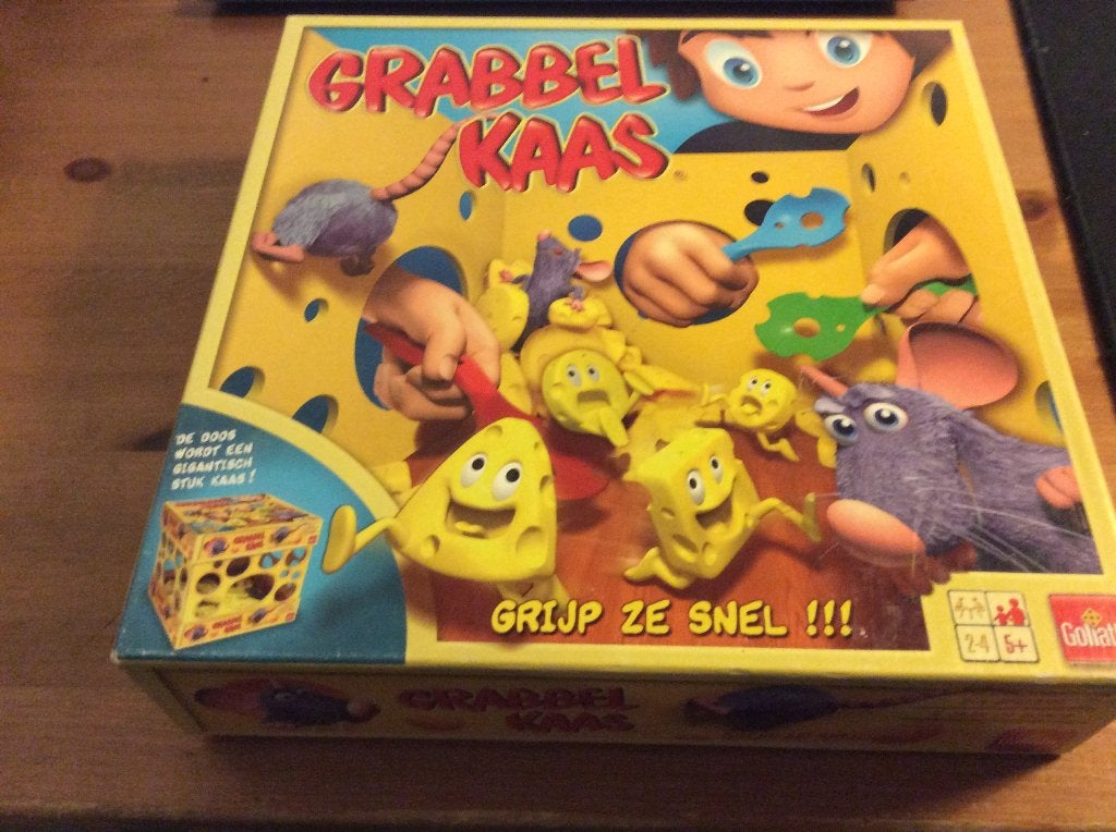 Grabbelkaas. Grappig bordspel van Goliath, Een of twee spelers, Ophalen of Verzenden, Goliath