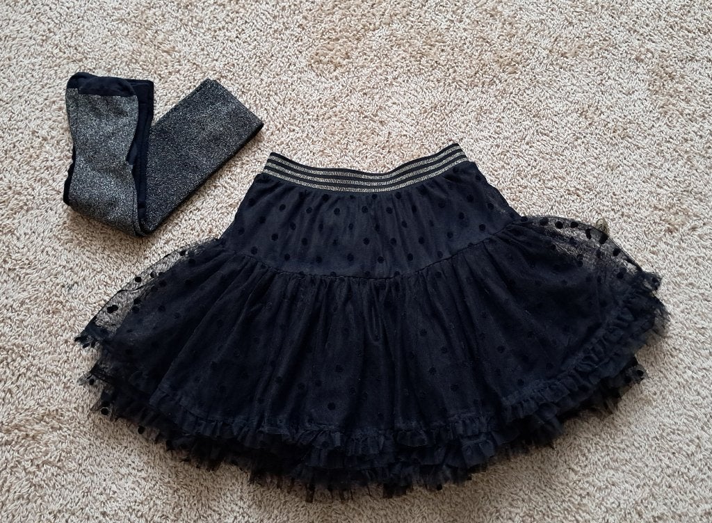 Pomp de Lux setje: rok + maillot, mt 134/140, Gebruikt, Setje, Pomp de Lux, Verzenden