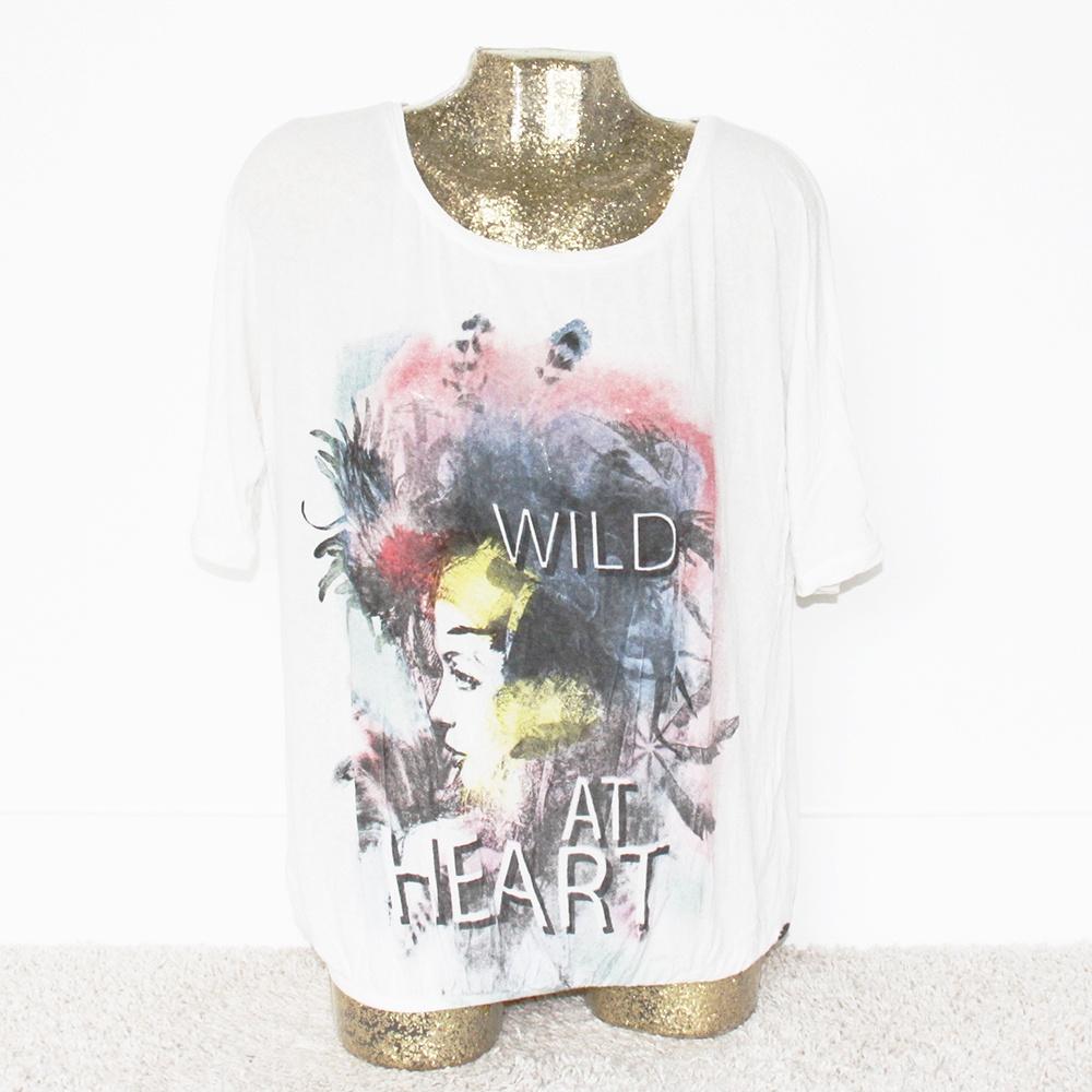 Yezz Shirtje (M) - 6 € 15,-, Kleding | Dames, Truien en Vesten, Zo goed als nieuw, Maat 38/40 (M), Wit, Ophalen of Verzenden