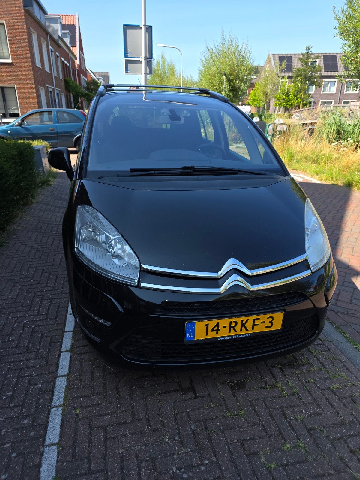 Citroën C4 (Grand) Picasso 1.6 THP EGS 7-ZITS 2011 Zwart, Stof, 7 stoelen, 75 €/maand, Particulier