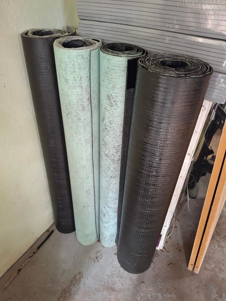Gemineraliseerde bitumen dakbedekking 4mm dik, Ophalen, Overige materialen, Zwart, Nieuw