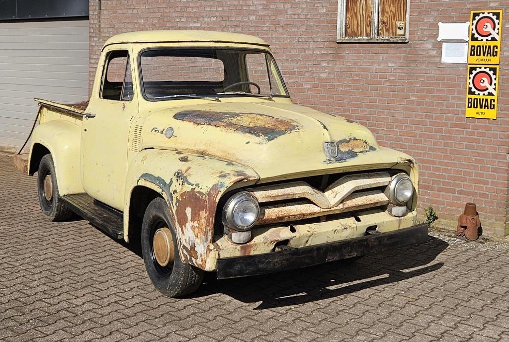 1956 Ford F100 Pick up Chevrolet 3100 Apache V8 Automaat, Auto's, Bedrijf, Te koop