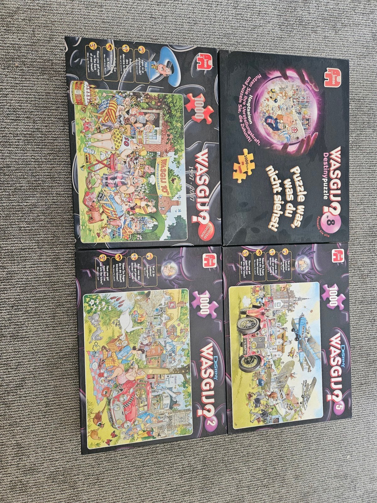 Wasgij puzzels 1000 st, Ophalen of Verzenden, 500 t/m 1500 stukjes, Zo goed als nieuw