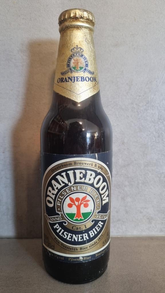 Oranjeboom - Oranjeboom Brouwerij, Breda - 30cl - tht '90, Verzamelen, Biermerken, Ophalen of Verzenden, Gebruikt, Flesje(s), Oranjeboom