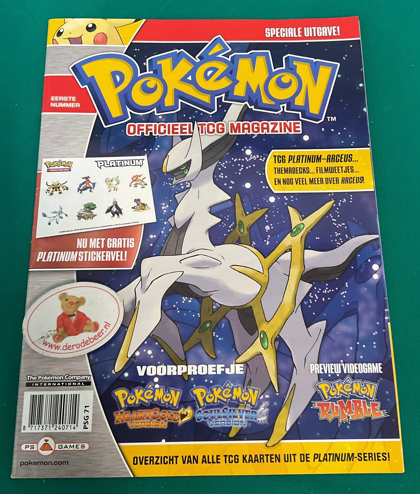 Pokemon officieel TCG magazine, 1e nummer, speciale uitgave, Hobby en Vrije tijd, Verzamelkaartspellen | Pokémon, Ophalen of Verzenden