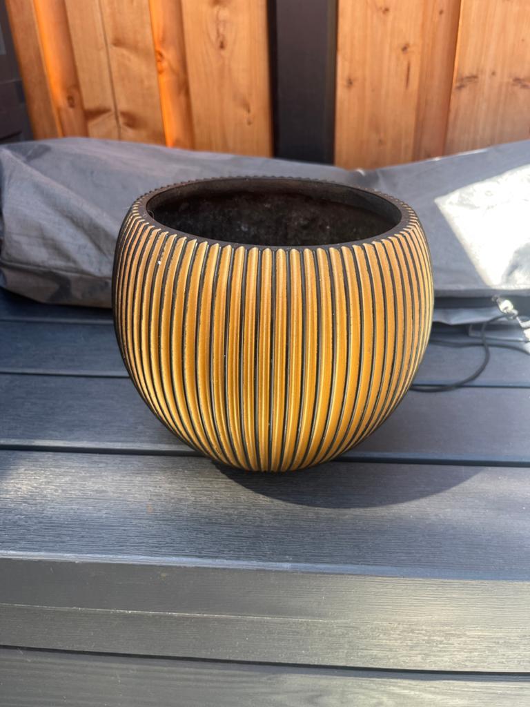 Bloempot pot 20 x 19 cm, Kunststof, Rond, Binnen, Ophalen of Verzenden
