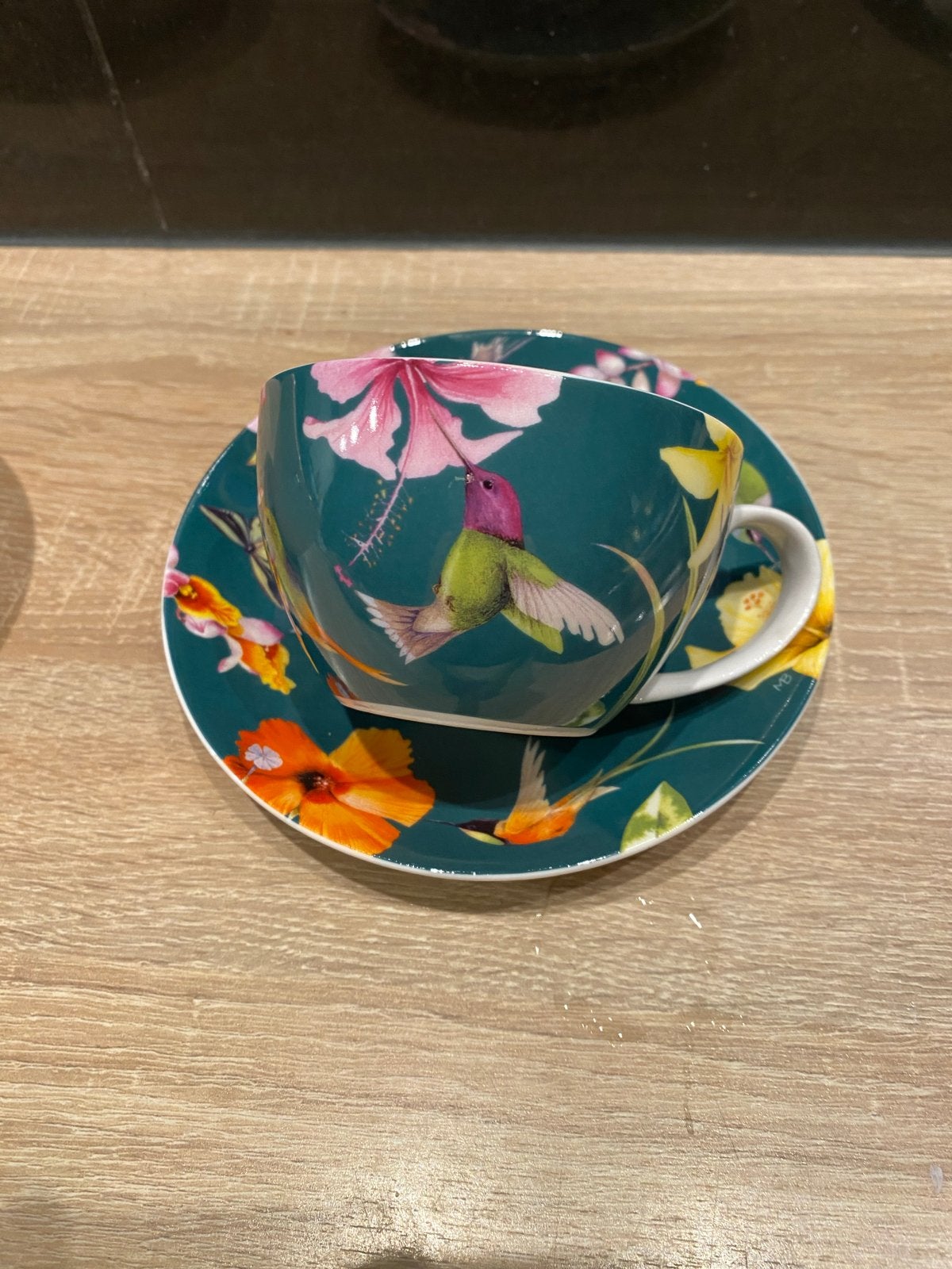 Marjolein Bastin Kolibrie Theekopje/Koffiekopje met Schotel, Overige merken, Keramiek, Ophalen of Verzenden, Zo goed als nieuw