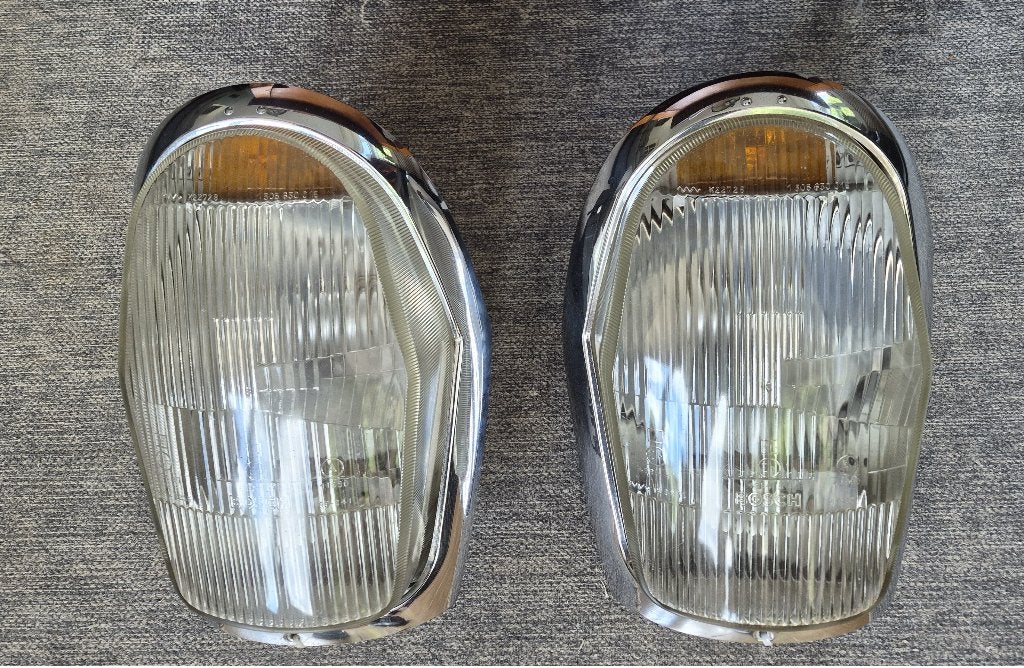 Set Europees model koplampen 1959-1971 Mercedes oldtimer, Ophalen of Verzenden, Nieuw, Mercedes-Benz