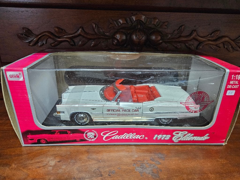 Anson Cadillac Eldorado Official Pace Car 1973 1/18 in ovp, Hobby en Vrije tijd, Ophalen of Verzenden, Zo goed als nieuw, Auto