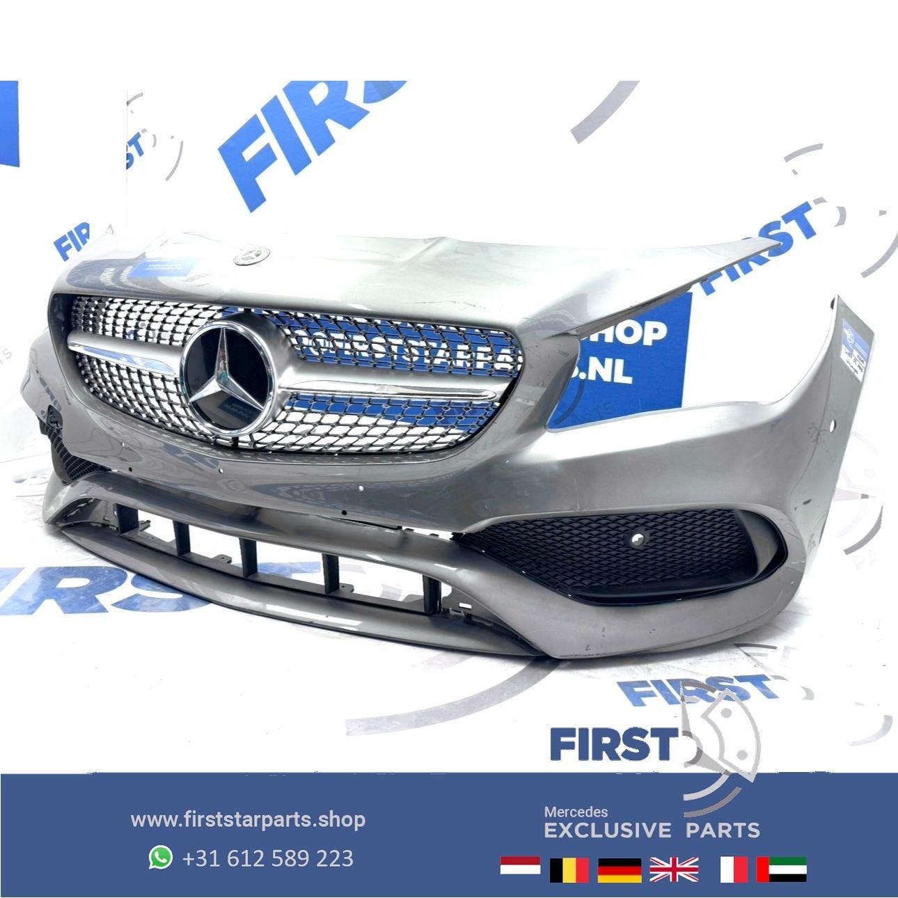 W117 AMG LINE BUMPER A1178856700 CLA Facelift AMG Voorbumper, Auto-onderdelen, Gebruikt, -, Voor, Ophalen of Verzenden