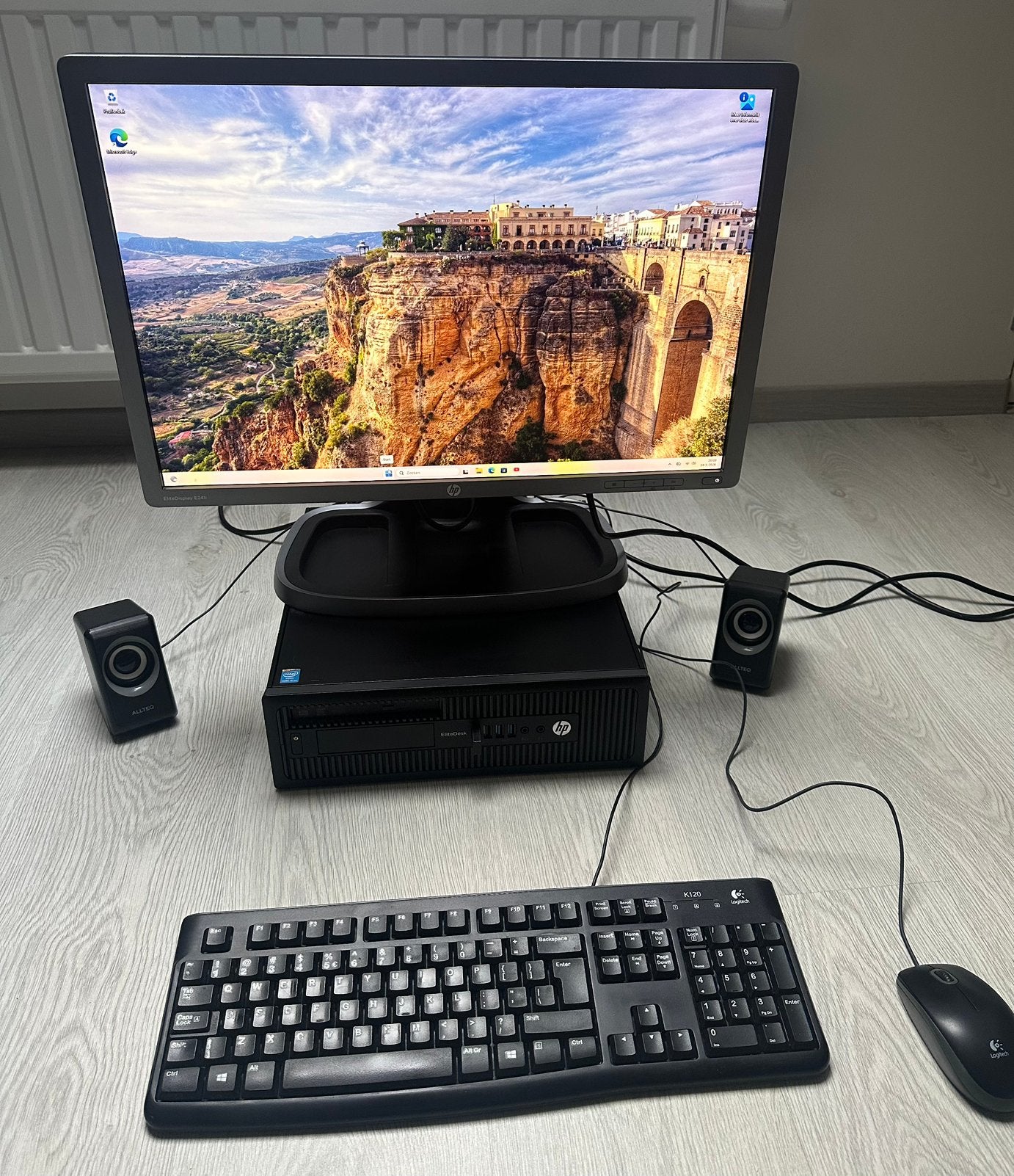 Complete set HP / Intel Core i5 / 12GB ram / Windows 11 /, Ophalen, Met monitor, Zo goed als nieuw, HDD