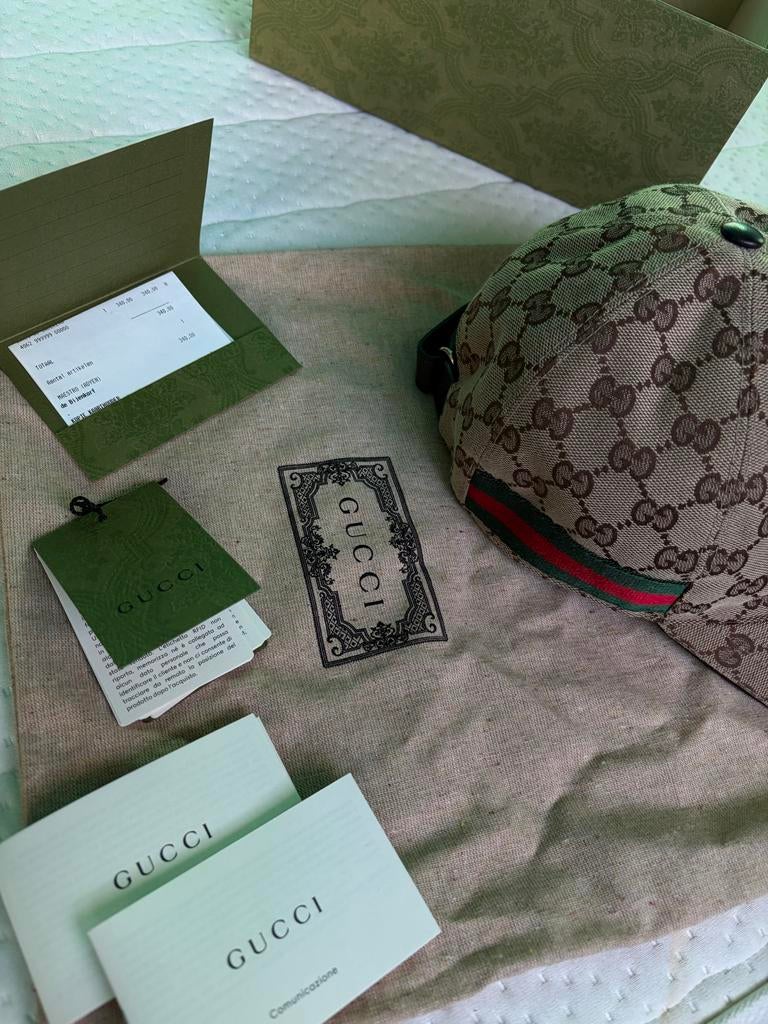 Originele Gucci Pet - Zo goed als nieuw, Ophalen of Verzenden, Zo goed als nieuw, Pet