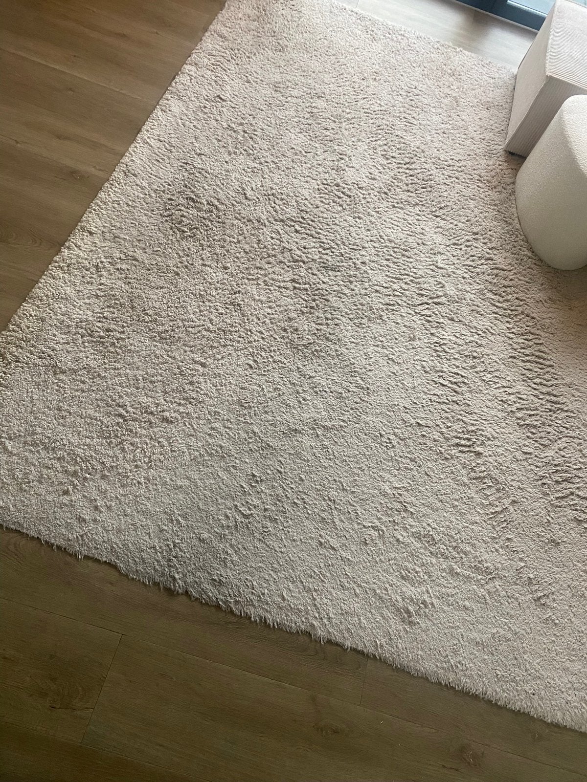 Vloerkleed frisé (beige) Royal Nomadic, Huis en Inrichting, Ophalen, Beige, Zo goed als nieuw, 200 cm of meer