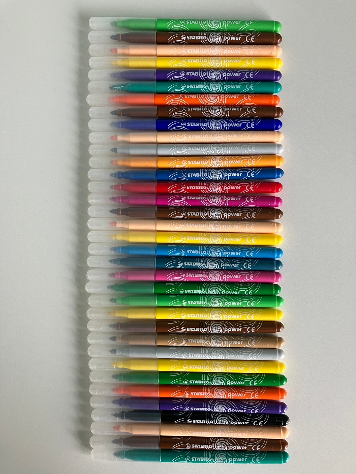 STABILO Power Viltstiften Set van 35 stuks, Ophalen of Verzenden, Gebruikt, Potlood of Stift