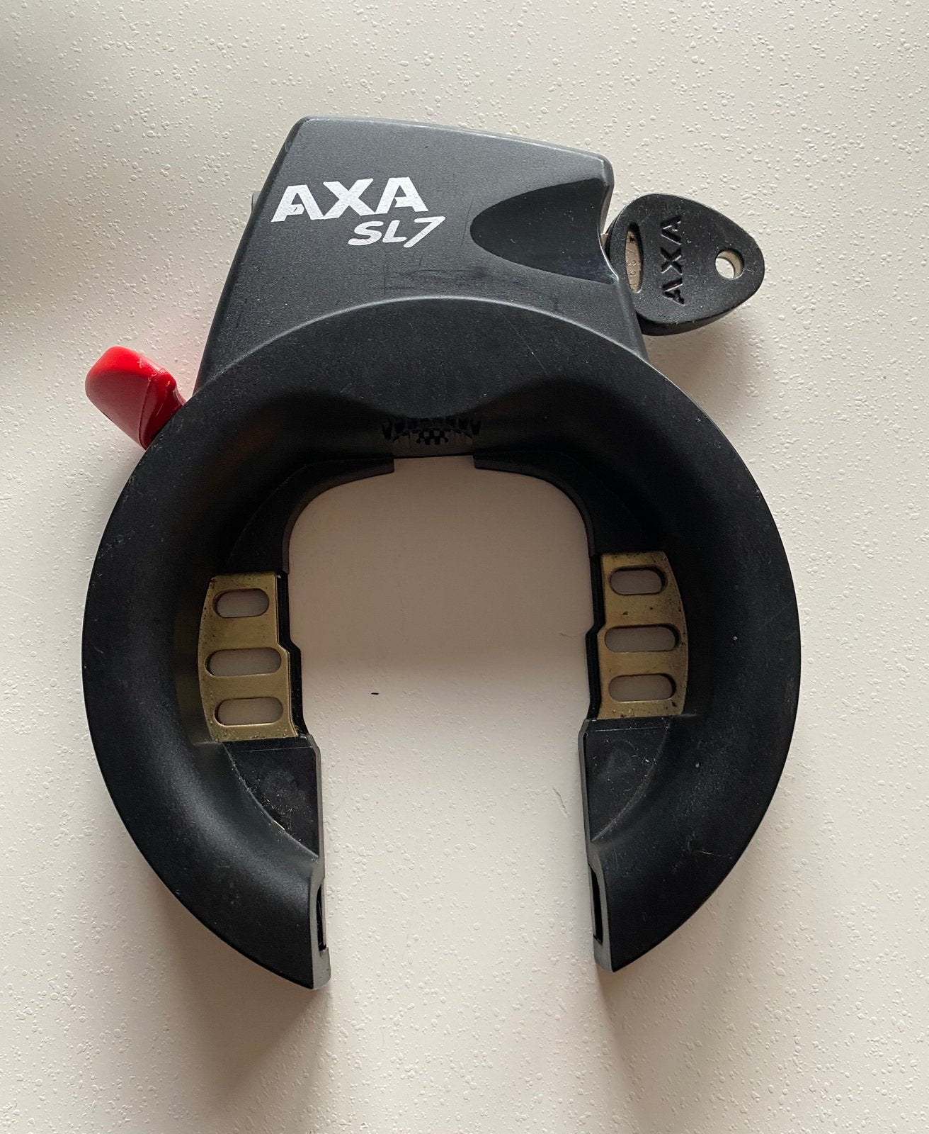 Axa fietsslot SL7 met 1 sleutel, Ophalen, Zo goed als nieuw, Ringslot