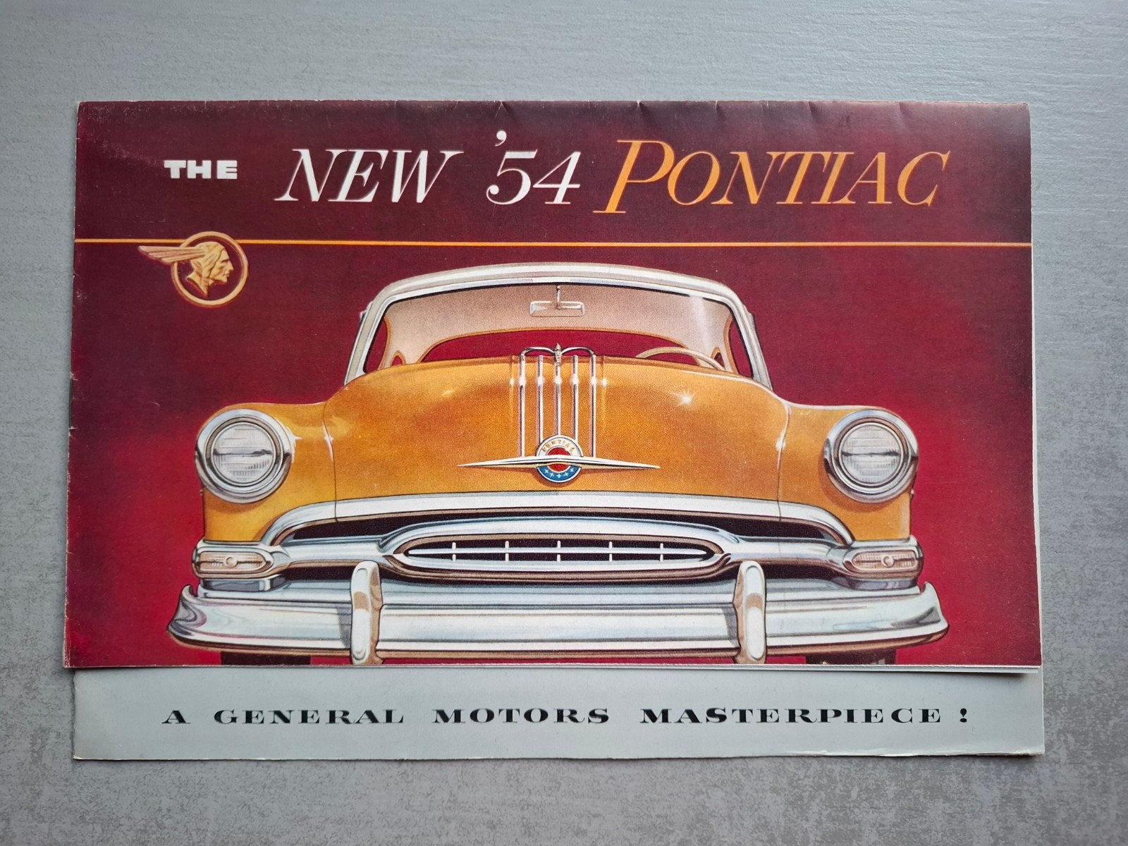 Pontiac '54 brochure, Ophalen of Verzenden, Zo goed als nieuw, Overige merken
