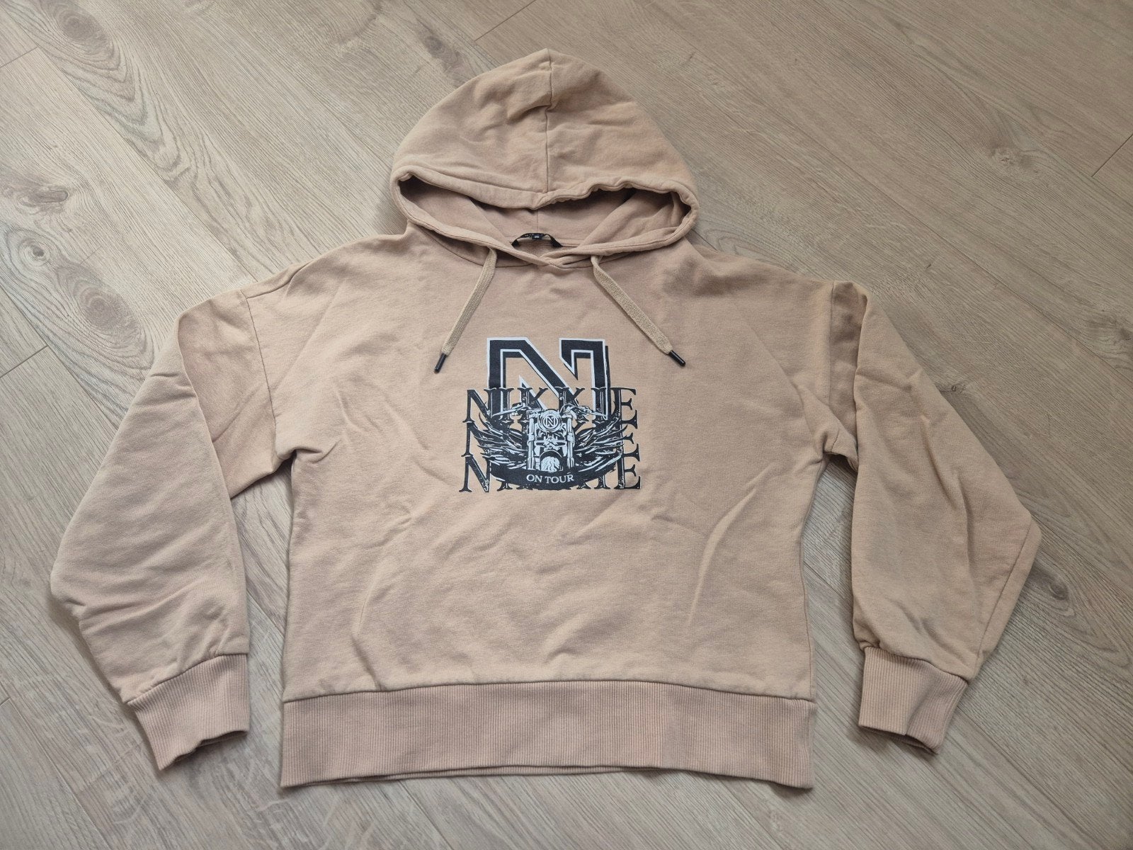 Nikkie hoodie maat 36!, Verzenden, Zo goed als nieuw, Maat 36 (S), Beige