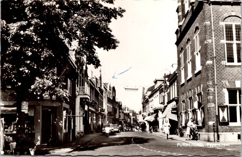 Purmerend - 9 oude ansichtkaarten, Verzamelen, Ansichtkaarten | Nederland, Verzenden, 1960 tot 1980, Gelopen, Noord-Holland