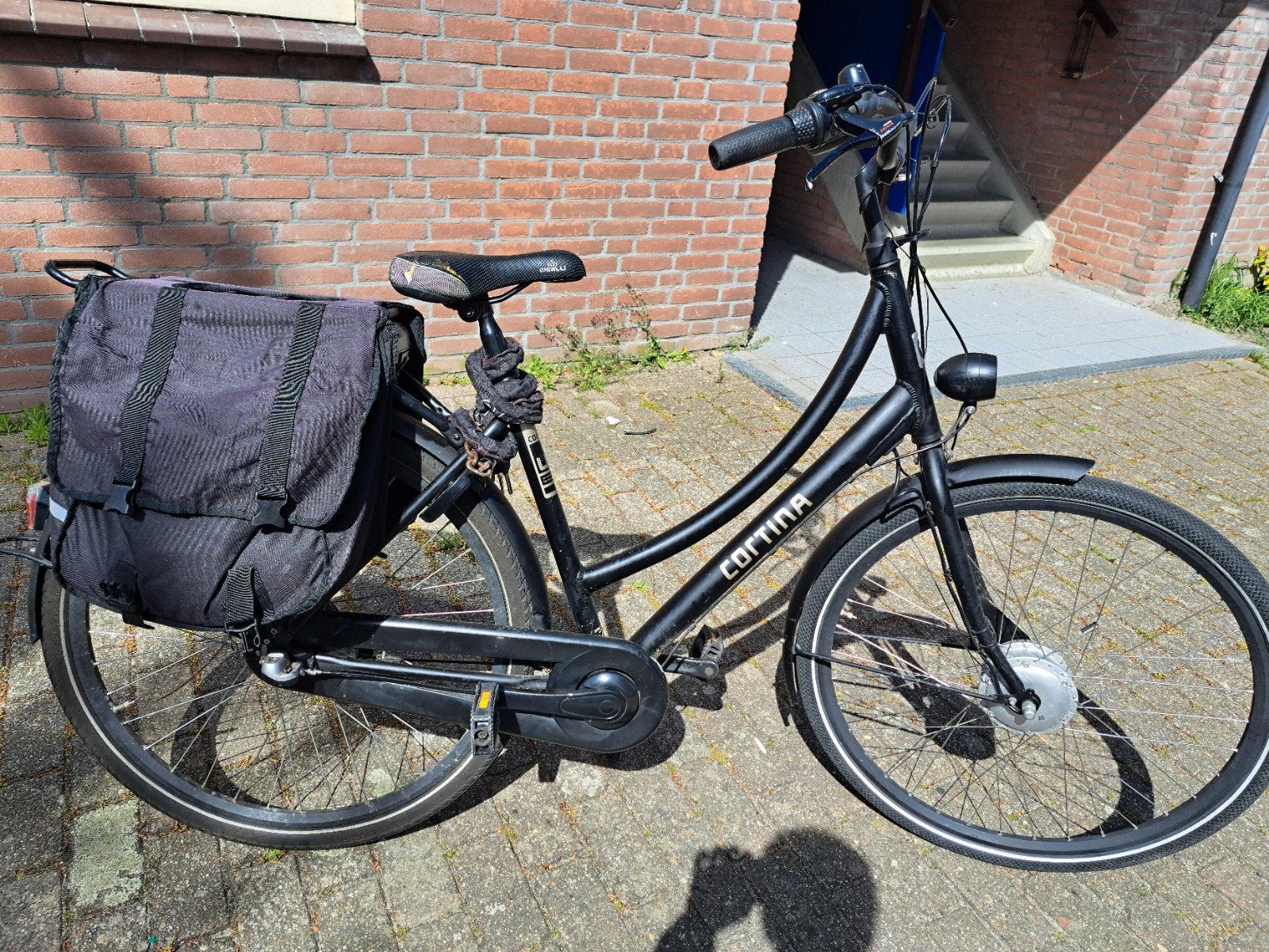 Cortina elektrische fiets met Bafang motor en fietstassen, Ophalen of Verzenden