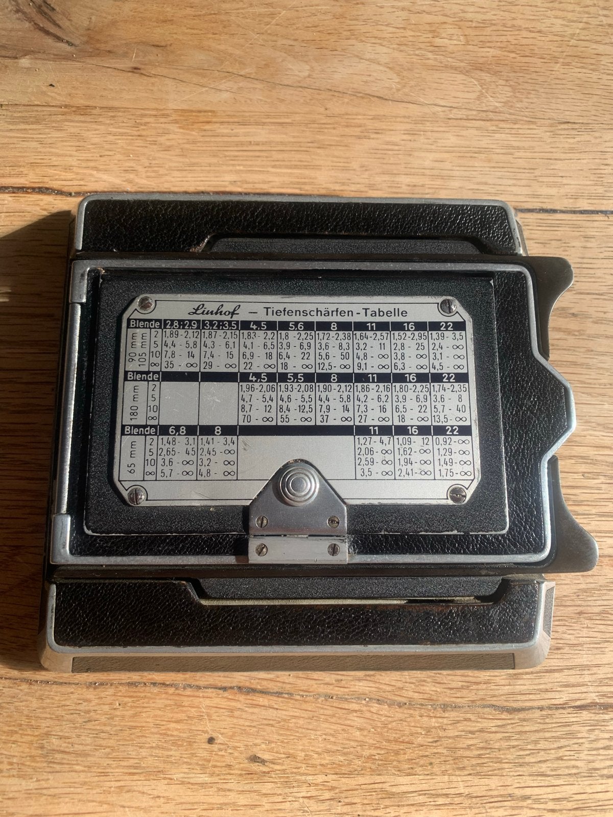 Linhof Technika IV 6x9 Achterwand voor Filmcassettes, Ophalen of Verzenden, Gebruikt, Overige Merken