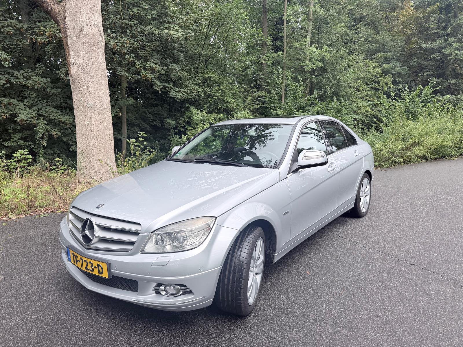 Mercedes-Benz C-Klasse CDI C200 Sedan AUT 2008 Grijs, Automaat, 1800 kg, Zwart, 4 cilinders