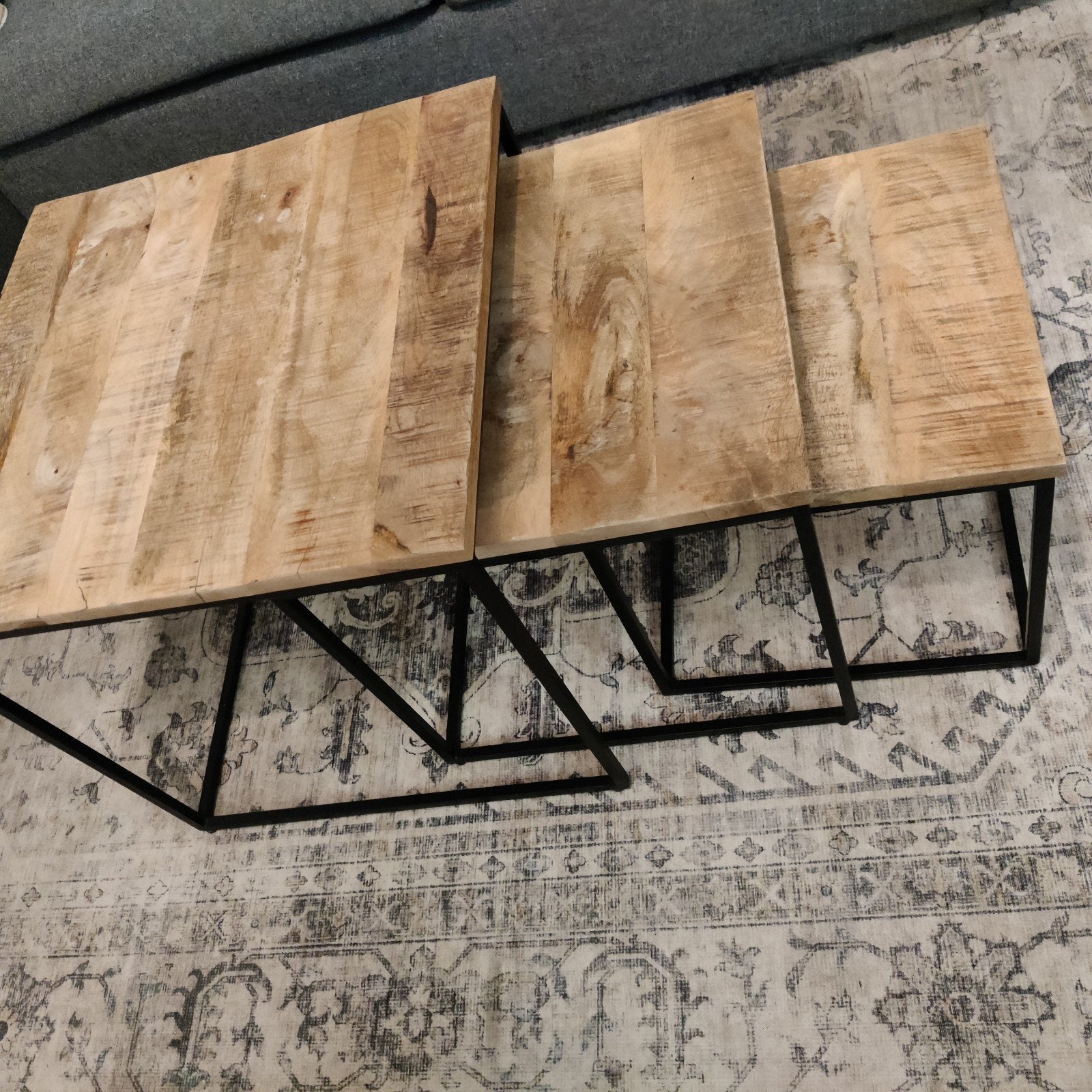 verschillende mango houten meubelen, Ophalen, Gebruikt