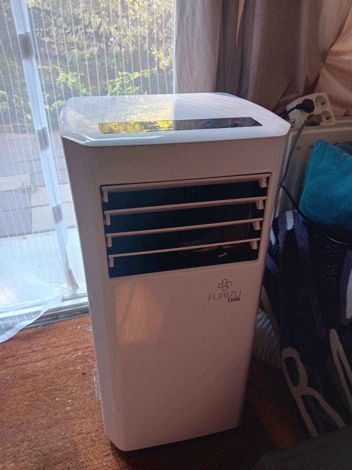 FURIZU CUBE Mobiele Airco met Afstandsbediening, Ophalen, Gebruikt, Minder dan 60 m³, 3 snelheden of meer